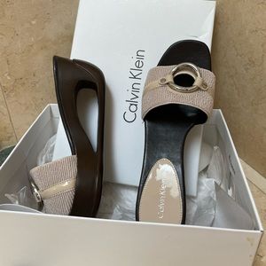 Calvin Klein Slides size 7
